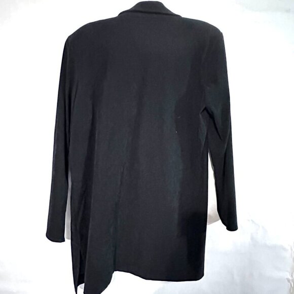 Susan Graver XL Long Shirt Jacket Bohemian Suede Extra Large Embroidered Boho - Picture 6 of 6